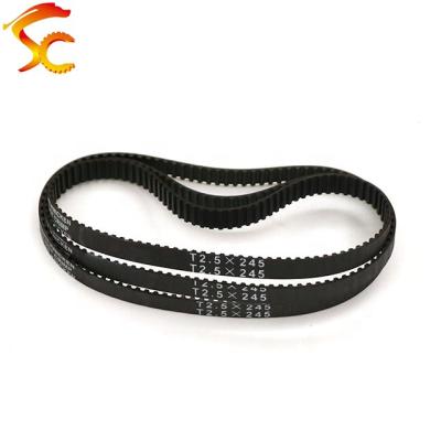 China 3D printer belt 10pcs T2.5, T2.5-245MM, width 4MM/6MM/9MM/10MM, belt length 245MM teeth 98 locked loop rubber transmission belt pulley for sale