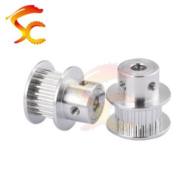 China 3D Printer 19-0071# 3D Printer 3M Aluminum Alloy Timing 20 Teeth Bore 6mm Belt Width 10mm Belt Pulley for sale