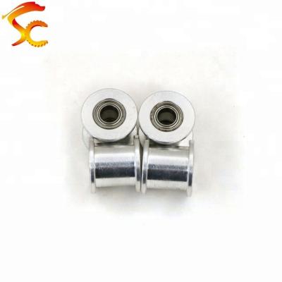 China 3D Printer 07-345# 3D Printer, Without Teeth Passive Perlin Idler Pulley Wheel Bore 5mm Belt Width 10mm GT2/2M Pulleys (With Bearing) for sale