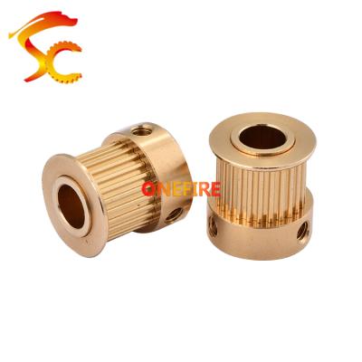 China 3D printer 1030#CNC parts brass timingMXL 25 belt pulley hole 8mm belt width 10mm synchro pulley, pulleys wheels for sale