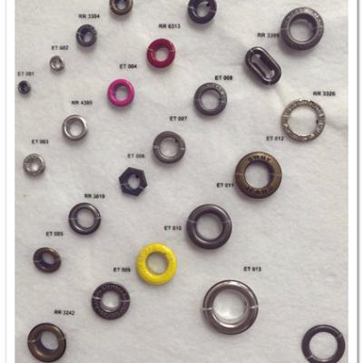 China Nickel free metal grommets provides eyelets for bag shoes and garment accessories for sale