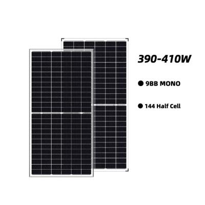 China 9BB monocrystalline solar panel 400w, 144 mono half cell solar panels M6-Wu-9/M6-AGy-9 for sale