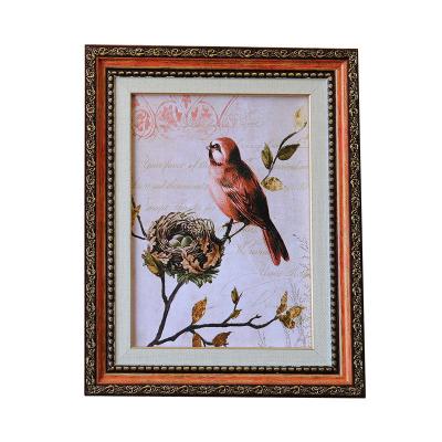 China Retro Luxury Set Environmental European Style Materials Table Relief Photo Frame For Gift Decor for sale