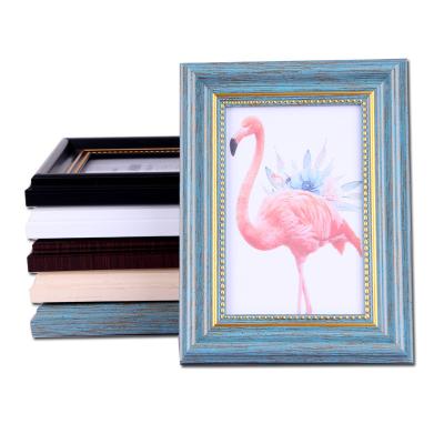 China Environmental Materials Retro European Style PS Photo Frame Table Picture Frame For Decor for sale