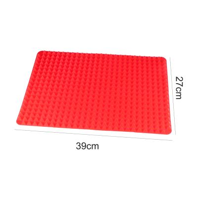 China USSE Pyramid Pan Silicone Non-Stick Durable Heat Resistant Mat for sale