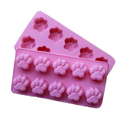 China Viable Silicone 10 Even Kitten Claw Cake Mold for sale