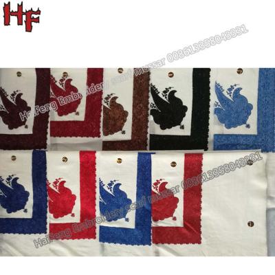 China New Hot Selling Designs Polyester Yemeni Scarf Embroidered TR Yashmagh Headband Qatar Saudi Gharta Wholesale for sale