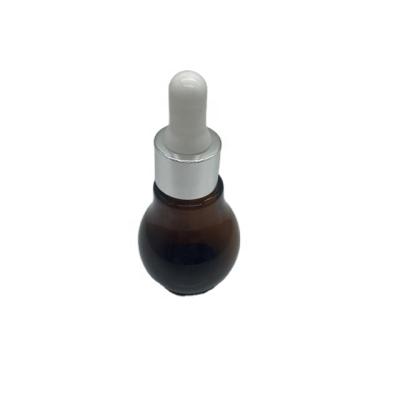 China Cosmetic 10ml Amber Dropper Glass Bottle Amber Essential Oil Bottle Amber Glass Bottle For Hot Sale for sale