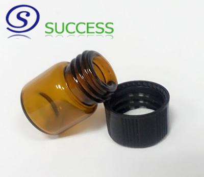 China 1ml Small Glass Container 1ml Glass Sample Glass Bottle With Screw Cap for sale