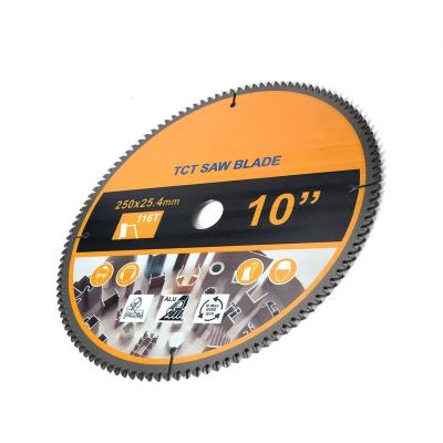 China China factory direct sale 250mm CTT sharp cold metal circular saw blade for aluminum cutting for sale