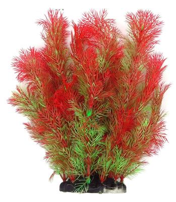 China 25cmArtificial Aquarium Submersible Flower Grass Ornament Decoration Viable Aquarium Plant For Aquarium Bottom Water Plant for sale