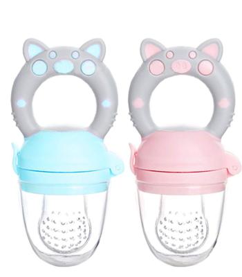 China New Products Hot Sale Newborn Cute Food Newborn Baby Pacifier Baby Fruit Vegetable Sharp Feeder for sale