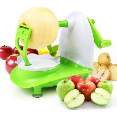 China C356 Multifunctional Viable Fruit Peeling Machine Fruit Potato Peeler Operated Peeler Kitchen Slicer Hollow Punch Hand Cutter for sale