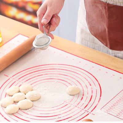 China Sustainable Universal Pastry Mat Bakeware Non Stick Sheet Silicone Baking Mat With Measurements For Pastry Rolling for sale