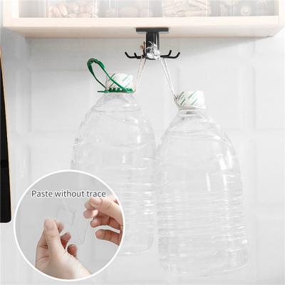 China 360 Degree Rotation Modern Good Hook Holder Top Plate Wall Mounted Hook Household Storage Tools for sale