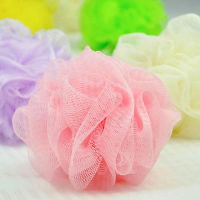 China All Natural Bath Ball Wholesale Colorful Mesh Shower Ball for sale