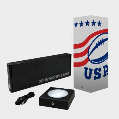 China American Style American Football Guitar Golf 3D Night Light USB Powered Table Lamp Shade Paper Lamp for sale