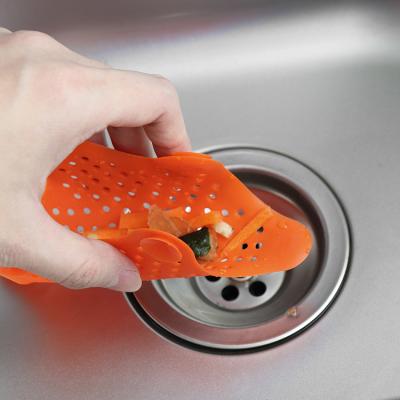 China Without Faucet Bathroom Tub Floor Silicone Sink Strainer Drain Cover Hair Stopper Sink Strainer Reusable Rubber Stopper for sale