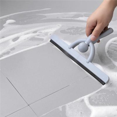 China Household Viable Human Shaped Glass Scraper Wiper Handle New Arrival Cleaning Tool for sale