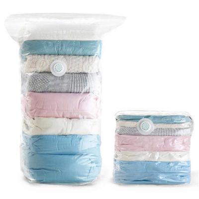 China PVC vacuum compression bag air free storage space bag thickened clothing packaging three-dimensional vacuum bag for sale