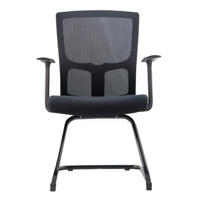 China Ergonomic Meeting Reception Black Chair School Home Office Ergonomic Chair With Headrest Back for sale