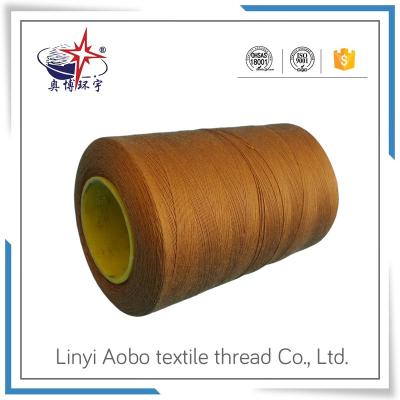 China Anti-bacteria 40s/3 for China fabric weaving spun polyester sewing thread for sale