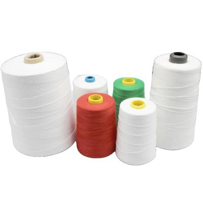 China Factory Wholesale 20s6 20s8 100 Polyester Aobo Linyi Colored Bag Closing Yarn For Bag Narrower for sale