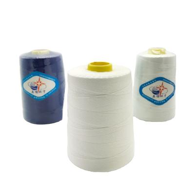 China Abrasion-resistant textile 20s6 yarn 100 polyester bag spun yarn from china factory wholesale for sale