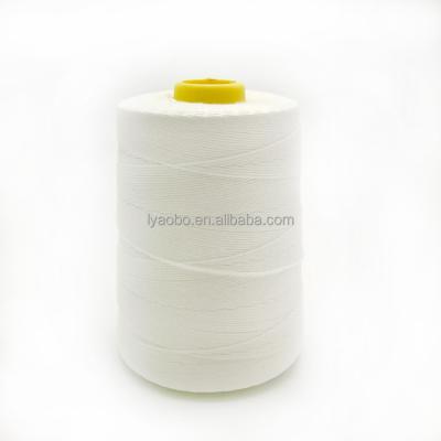 China Sustainable Raw White 20s Polyester Spun Yarn For Sewing Thread / 100% Spun Polyester Yarn / Cheap Price Polyester Yarn for sale