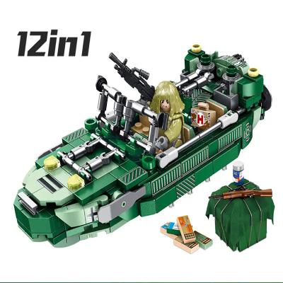 China The Changeable Military Technic Series Building Block PANLOSBRICK Bricks City Military Technic Weapon The Changeable Series Building Block Brick Holiday Boys Toys Birthday Gifts For Kids for sale