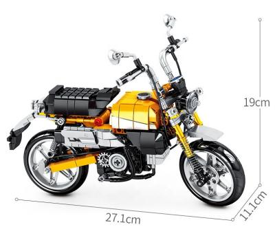 China Race Car Racer Sports Car Vehicle Building Blocks Bricks SEMBO Famous Ideas Mechanical RC Fast Motorcycle Building Block Toys City Series Bricks MOC For Boys Children Toys Gift for sale