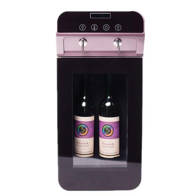 China Hotel Refrigerated Compressor Red Wine Dispenser 2 Bottles for sale