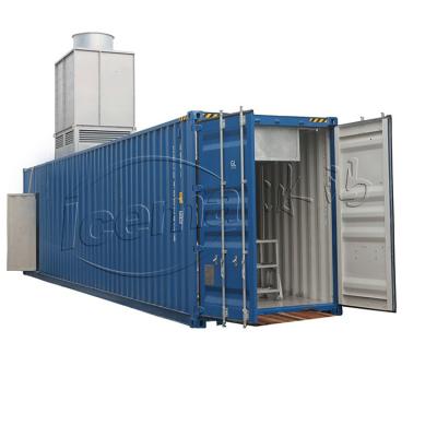 China 10 Ton Containerized Mobile Ice Block Maker Machine ICE BLOCK for sale