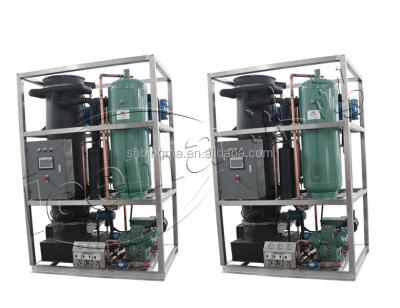 China New design transparent tube ice maker 1 ton per day to keep food tube ice cold for sale