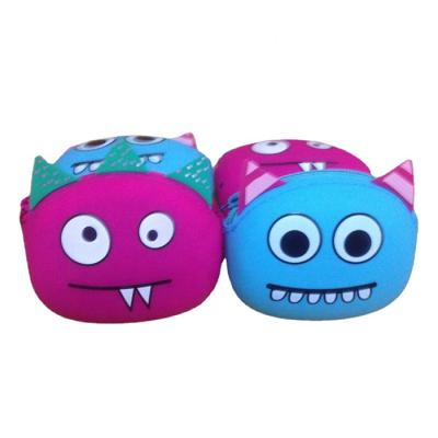 China Original Wholesale Reusable Zipper Pouch Reusable Zipper Bag Cartoon Silicone Explosive Coin Storage Bag Portable Key Holder Wallet for sale