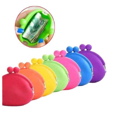 China Waterproof Unisex British Colorful Mini Coin Pocket Storage Silicone Pocket Storage Key Card UK Style British Book Purse for sale