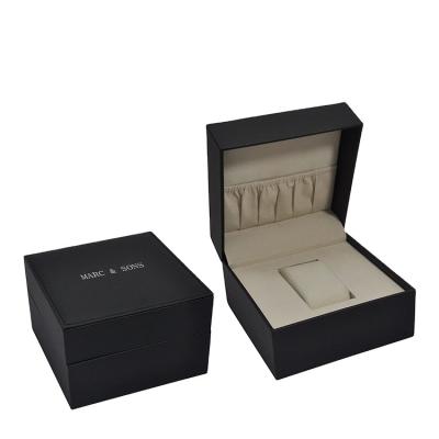 China Luxury Custom LOGO Single Watch Box Leather Display Box Gift Box For Jewelry for sale