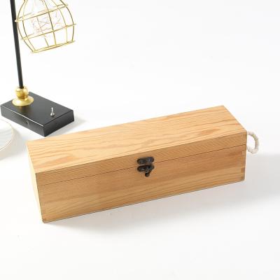 China Wooden Box Luxury Handmade Pro Gift Table or Whiskey Wine NOT Included Box Champagne Bottle, Wooden Food and Beverage Packaging for Wine for sale