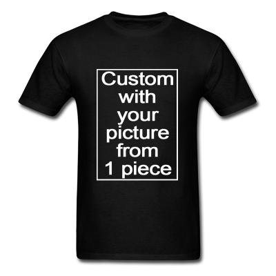 China Anti-pilling Custom T-Shirt With Your Picture 1 Piece 100% Cotton Unisex T-Shirts for sale