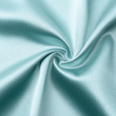 China Water Resistant 100% Polyester Satin Fabric Mirror Satin Fabric Plain Dyed Satin Fabric For Wedding Decoration for sale