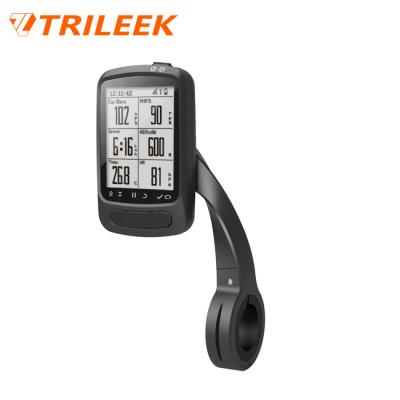 China Heart Rate Monitoring /Cadence/Speed/Calories/Distance/Time/Elevation Trileek Cycle Computer Wireless with BDS and GPS Dual Positioning System for Cycling Monitoring for sale