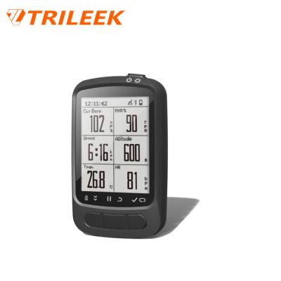 China Trileek Cycling Data Real Time Tracking Customized Display Page Wireless GPS Bike Computer Bicycle Computer for sale