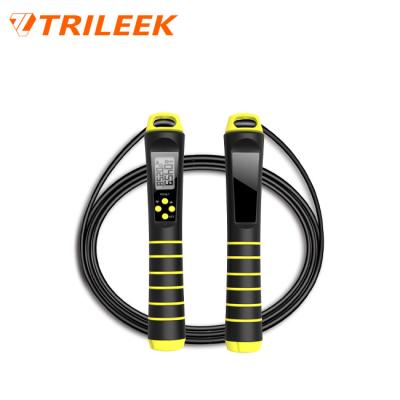 China Trileek Aerobic Training Smart Jump Rope With Timing And Counting Functions For Jumping Exercise for sale