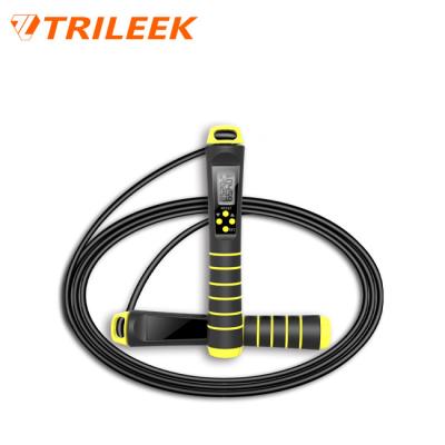 China Aerobic Training Trileek Jump Rope With Digital Counter For Jumping Exercise Count for sale