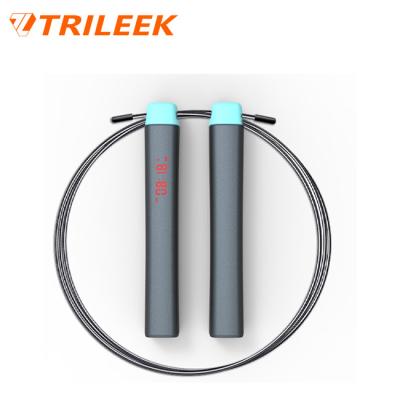 China Smart Aerobic Trileek Radio Training Jump Rope for Jumping Count and Timing for sale