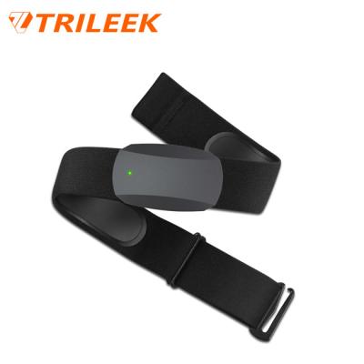 China Ring Trileek Wireless Heart Rate Monitor with Chest Band Heart Rate Sensor with BLE5.0 ANT+ for Smart Fitness Training for sale