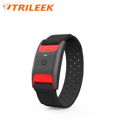 China Trileek Wristband Arm Heart Rate Monitor Blue Tooth 5.0 and ANT+ Gym Arm Heart Rate Sensor with IP67 Waterproof for sale