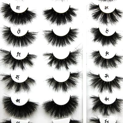 China 3D Eyelash Style Lashes Seller 25mm Mink 25mm Lashes Waterproof Flexible Private Label 25mm False Eyelashes for sale