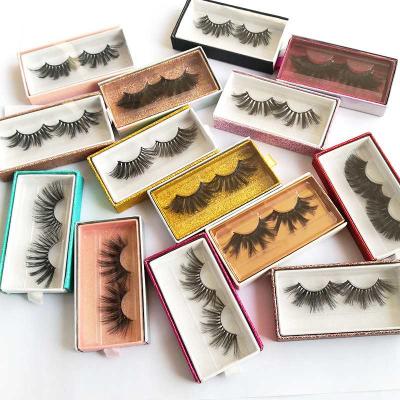 China high quality 3d Mink Eyelashes Natural Length Full style 3D eyelash strip lashes 100% real 3d Mink Eyelash For Beauty for sale