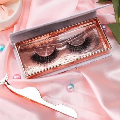 China Natural Manufacturer Private Logo 3d Mink Eyelash Beauty Highlights Mink Fur Material 100% 3d Mink Eyelashes for sale